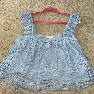 Anthropologie Light blue Blouse